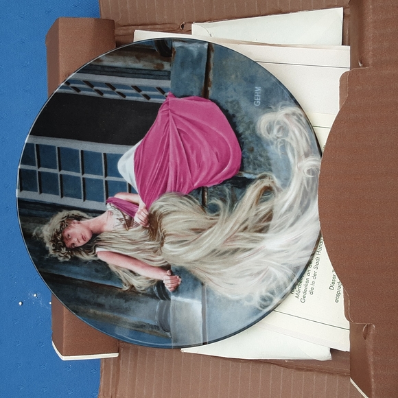 "Rapunzel" Collector's Plate - Charles Gehm (1982) NM- Konigszelt Bavaria - Picture 4 of 5